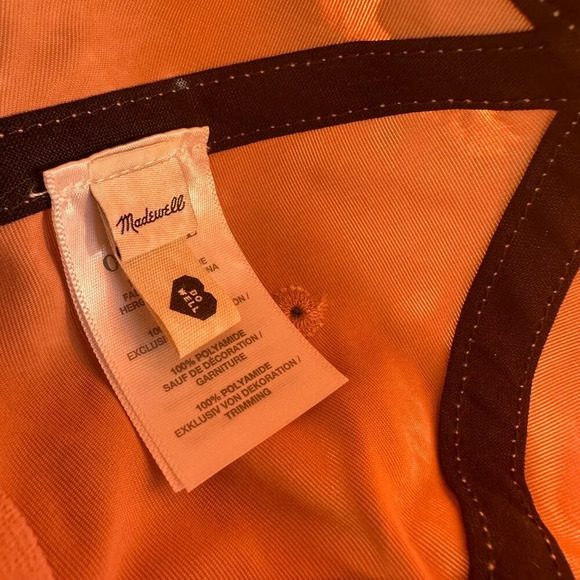 NWOT Madewell Blush Pink Athletic Baseball Hat - Picture 3 of 3